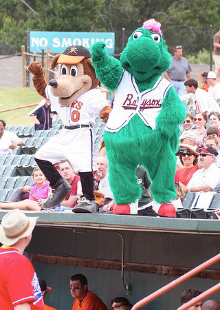 Leading the Cheers - Louie and Keyote at Party 1