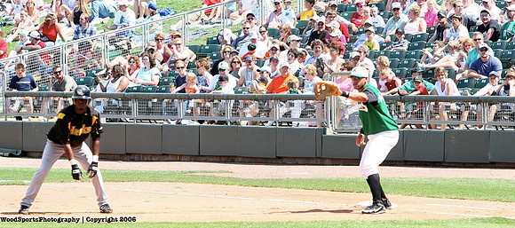 Fifth Third Field - Habelito Hernandez 1B - Justin Upton runner 1